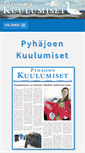 Mobile Screenshot of kuulumiset.pyhajoki.fi